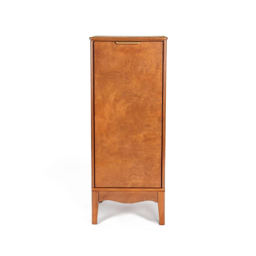 12.63 In. W X 14.50 In. D X 35.75 In. H Brown Linen Cabinet 1 12.63 In. W X 14.50 In. D X 35.75 In. H Brown Linen Cabinet