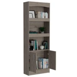 24.88 In. W X 10.35 In. D X 71.10 In. H Beige Particle Board Freestanding Linen Cabinet With 3 Shelves In Beige -FURITURE SALE SHOP beige tahanbath linen cabinets ct xl p148910 44 1000