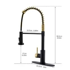 Touchless Kitchen Faucet, Hands Free Automatic Smart Kitchen Faucet -FURITURE SALE SHOP black gold tahanbath pull down kitchen faucets z w1932p156137 c3 1000