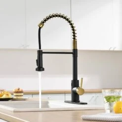 Touchless Kitchen Faucet, Hands Free Automatic Smart Kitchen Faucet -FURITURE SALE SHOP black gold tahanbath pull down kitchen faucets z w1932p156137 fa 1000