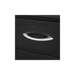 12.29 In. W X 13.38 In. D X 70.27 In. H Bathroom Storage Wall Cabinet With 1-Door And Drawer 3-Compartments In Black -FURITURE SALE SHOP black tahanbath bathroom wall cabinets z w1673p176221 76 1000