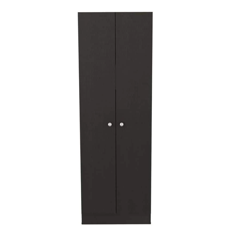 23.60 In. W X 11.80 In. D X 71.10 In. H Black Particle Board Freestanding Linen Cabinet With And 5 Shelves In Black 1 23.60 In. W X 11.80 In. D X 71.10 In. H Black Particle Board Freestanding Linen Cabinet With And 5 Shelves In Black