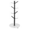 Mug Tree With Marble Base 8 Hooks Cup Rack Stand For Counter Kitchen Home In Black