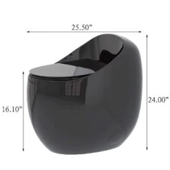 1-Piece 1.28 GPF Single Flush Egg Shape Toilet In Glossy Black 13 1-Piece 1.28 GPF Single Flush Egg Shape Toilet In Glossy Black -FURITURE SALE SHOP black tahanbath one piece toilets z w2973p301480 c3 1000