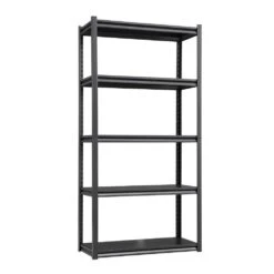 5-Tier Adjustable Metal Shelves For Garage Storage-2000 Lbs. Utility Rack In Black 12 5-Tier Adjustable Metal Shelves For Garage Storage-2000 Lbs. Utility Rack In Black -FURITURE SALE SHOP black tahanbath pantry organizers z ct 18390b5 c3 1000