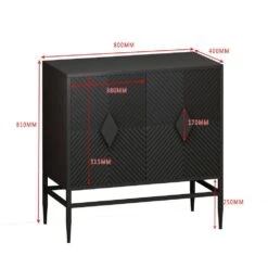 31.5 In. Black Modern 2-Door Wooden Accent Cabinet With Metal Legs, 2-Tier Storage, For Living, Entryway 16 31.5 In. Black Modern 2-Door Wooden Accent Cabinet With Metal Legs, 2-Tier Storage, For Living, Entryway -FURITURE SALE SHOP black tahanbath pantry organizers z w1435p206312 76 1000
