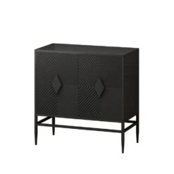 31.5 In. Black Modern 2-Door Wooden Accent Cabinet With Metal Legs, 2-Tier Storage, For Living, Entryway 12 31.5 In. Black Modern 2-Door Wooden Accent Cabinet With Metal Legs, 2-Tier Storage, For Living, Entryway -FURITURE SALE SHOP black tahanbath pantry organizers z w1435p206312 c3 1000