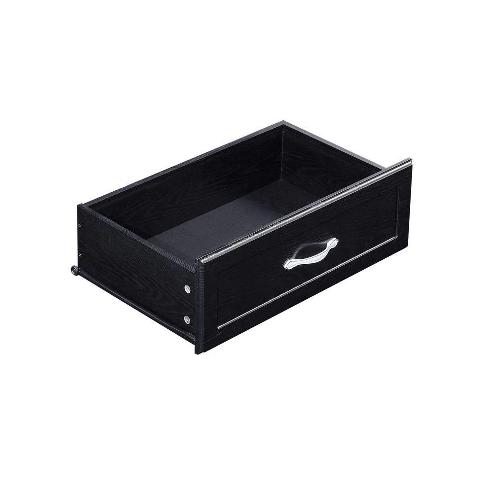 6-Drawer Dresser With 3-Drawer Chest, Metal Pulls, For Living, Bed, Hallways. Black 47.6 In. L X 15.7 In. W X 28.9 In. H 6 6-Drawer Dresser With 3-Drawer Chest, Metal Pulls, For Living, Bed, Hallways. Black 47.6 In. L X 15.7 In. W X 28.9 In. H - Image 6