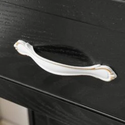 6-Drawer Dresser With 3-Drawer Chest, Metal Pulls, For Living, Bed, Hallways. Black 47.6 In. L X 15.7 In. W X 28.9 In. H 13 6-Drawer Dresser With 3-Drawer Chest, Metal Pulls, For Living, Bed, Hallways. Black 47.6 In. L X 15.7 In. W X 28.9 In. H -FURITURE SALE SHOP black tahanbath pantry organizers z w1668p162670 77 1000