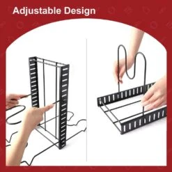 Adjustable Pot Rack, Kitchen Rack, And Storage Rack, Kitchen Organization And Storage -FURITURE SALE SHOP black tahanbath pantry organizers z w2071p281972 fa 1000