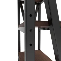 56.30 In. 4-Level Metal And Wooden Bakers Rack-Kitchen Storage Shelves For Garage And Pantry In Black 18 56.30 In. 4-Level Metal And Wooden Bakers Rack-Kitchen Storage Shelves For Garage And Pantry In Black -FURITURE SALE SHOP black tahanbath pantry organizers z w3387p312345 76 1000