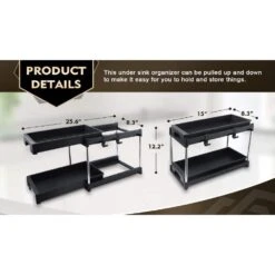 Organizers And Storage Cabinet Organizers And Storage Pull Out Drawers 2-Hooks In Black 13 Organizers And Storage Cabinet Organizers And Storage Pull Out Drawers 2-Hooks In Black -FURITURE SALE SHOP black tahanbath pantry organizers z w679123928 76 1000