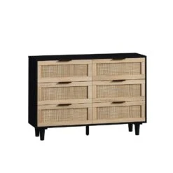43.31 In. 6-Drawers Rattan Storage Cabinet Rattan Drawer, For Bedroom, Living Room, Black 15 43.31 In. 6-Drawers Rattan Storage Cabinet Rattan Drawer, For Bedroom, Living Room, Black -FURITURE SALE SHOP black tahanbath pantry organizers z w75784348 76 1000