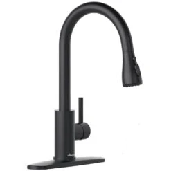 Touch-On Kitchen Faucet With Pull Down Sprayer Single Handle Brass Touch Activated Kitchen Sink Faucet