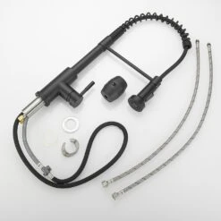 Commercial Black Kitchen Faucet With Pull Out Sprayer, Single Handle Single Lever Kitchen Sink Faucet -FURITURE SALE SHOP black tahanbath pull down kitchen faucets z w1932p172331 4f 1000