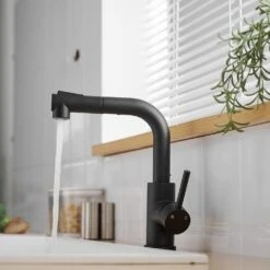 Sink Faucet, Black Kitchen Faucets With Pull Out Sprayer, Bathroom Sink Faucets Mini Bar Prep Faucet 10 Sink Faucet, Black Kitchen Faucets With Pull Out Sprayer, Bathroom Sink Faucets Mini Bar Prep Faucet -FURITURE SALE SHOP black tahanbath pull down kitchen faucets z w1932p186915 4f 1000