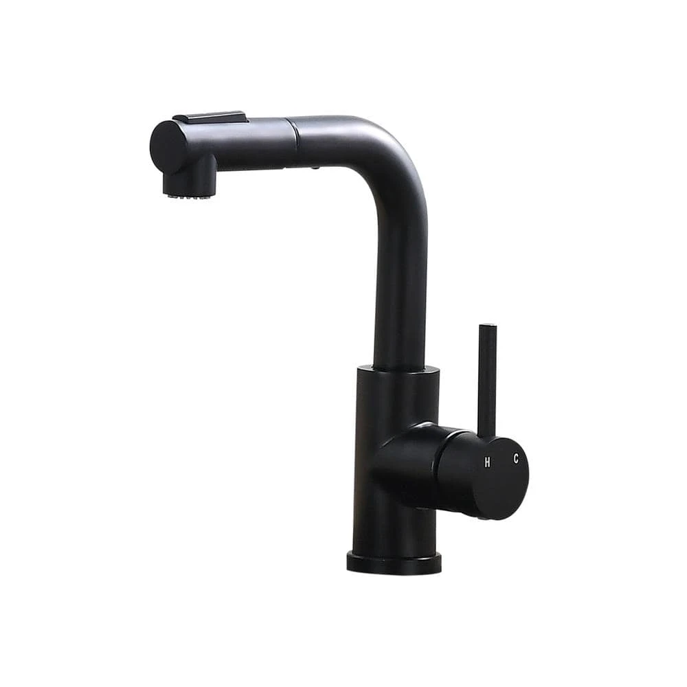 Sink Faucet, Black Kitchen Faucets With Pull Out Sprayer, Bathroom Sink Faucets Mini Bar Prep Faucet 1 Sink Faucet, Black Kitchen Faucets With Pull Out Sprayer, Bathroom Sink Faucets Mini Bar Prep Faucet