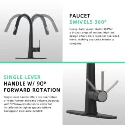 Pull Out Kitchen Faucet Black Kitchen Faucet Single Handle Kitchen Faucet 11 Pull Out Kitchen Faucet Black Kitchen Faucet Single Handle Kitchen Faucet -FURITURE SALE SHOP black tahanbath pull out kitchen faucets z w1932p154737 fa 1000