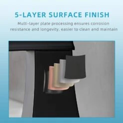 Single Handle Waterfall Vessel Sink Faucet With Drain Kit Included In Black 11 Single Handle Waterfall Vessel Sink Faucet With Drain Kit Included In Black -FURITURE SALE SHOP black tahanbath vessel sink faucets z w1932p179390 fa 1000