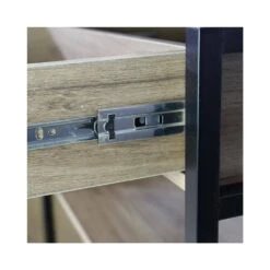 Iron-Framed Living Room Side Cabinet, Multifunctional For Storage In Brown 11 Iron-Framed Living Room Side Cabinet, Multifunctional For Storage In Brown -FURITURE SALE SHOP brown tahanbath pantry organizers z w1983140126 1f 1000