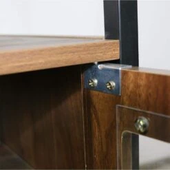 Living Room Shelves (2 Storage Areas, Box) Modern Kitchen, Wooden Storage, Corridor/Dining Room Glass Cabinets In Brown -FURITURE SALE SHOP brown tahanbath pantry organizers z w1983140130 4f 1000