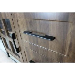 Living Room Shelves (2 Storage Areas, Box) Modern Kitchen, Wooden Storage, Corridor/Dining Room Glass Cabinets In Brown -FURITURE SALE SHOP brown tahanbath pantry organizers z w1983140130 76 1000