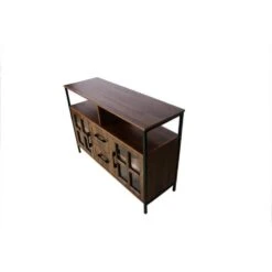 Living Room Shelves (2 Storage Areas, Box) Modern Kitchen, Wooden Storage, Corridor/Dining Room Glass Cabinets In Brown -FURITURE SALE SHOP brown tahanbath pantry organizers z w1983140130 c3 1000