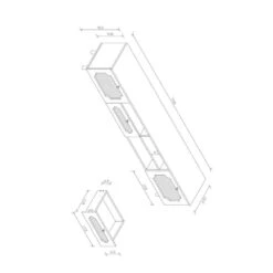 Brown TV Cabinet With Solid Wood Legs Fits 65 In. TV, Has UV-Open Drawers And Rattan Design For Living/Bedroom -FURITURE SALE SHOP brown tahanbath pantry organizers z w1983140257 1f 1000