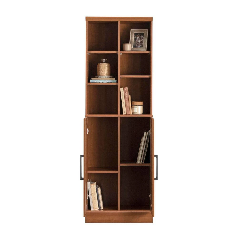 Freestanding Storage Cabinet, In Brown Finish 2 Freestanding Storage Cabinet, In Brown Finish - Image 2