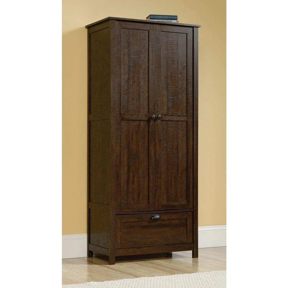 Freestanding Storage Cabinet ,in Brown 7 Freestanding Storage Cabinet ,in Brown - Image 7