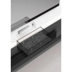 Single Handle Waterfall Bathroom Sink Wall Mounted Faucet In Brushed Chrome -FURITURE SALE SHOP brushed chrome tahanbath wall mounted faucets y w928107771 1f 1000