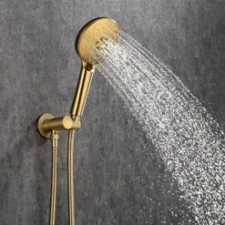 Single Handle 3-Spray High Pressure Tub And Shower Faucet Combo With Tub Spout In Brushed Gold (Valve Included) 14 Single Handle 3-Spray High Pressure Tub And Shower Faucet Combo With Tub Spout In Brushed Gold (Valve Included) -FURITURE SALE SHOP brushed gold bathtub shower faucet combos w1194 d96203lsj zq 66 1000