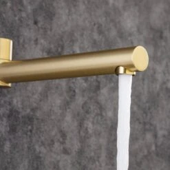 Single Handle 3-Spray High Pressure Tub And Shower Faucet Combo With Tub Spout In Brushed Gold (Valve Included) 21 Single Handle 3-Spray High Pressure Tub And Shower Faucet Combo With Tub Spout In Brushed Gold (Valve Included) -FURITURE SALE SHOP brushed gold bathtub shower faucet combos w1194 d96203lsj zq d4 1000