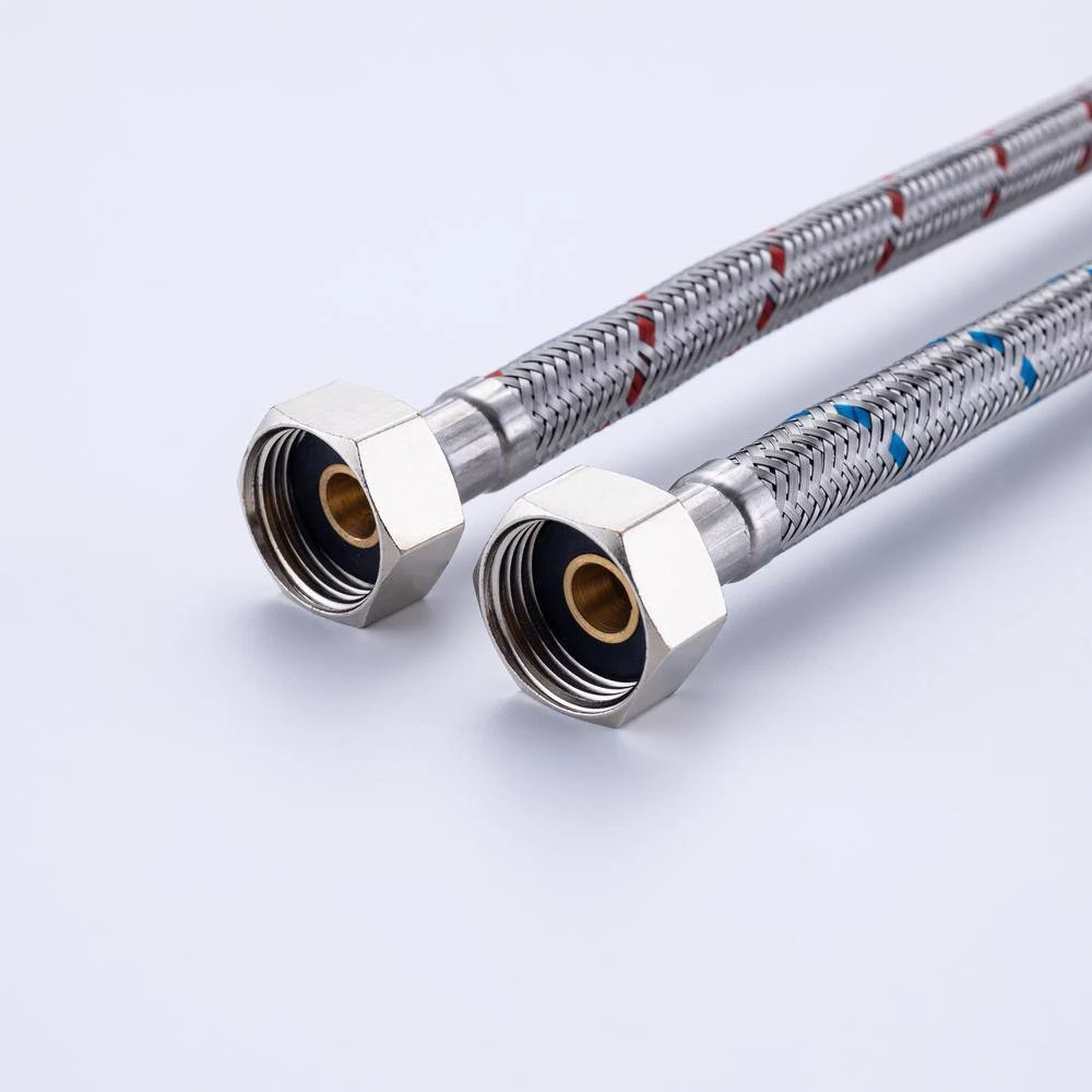 1-Handle Freestanding Tub Faucet With Hand Shower With Waterfall In Brushed Gold 9 1-Handle Freestanding Tub Faucet With Hand Shower With Waterfall In Brushed Gold - Image 9