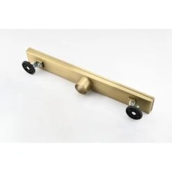 12 Inches Linear Shower Drain, Included Hair Strainer And Leveling Feet 11 12 Inches Linear Shower Drain, Included Hair Strainer And Leveling Feet -FURITURE SALE SHOP brushed gold shower drains z w928p199160 1f 1000