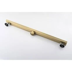 36 Inches Linear Shower Drain With Removable Quadrato Pattern Grate, Included Hair Strainer And Leveling Feet 11 36 Inches Linear Shower Drain With Removable Quadrato Pattern Grate, Included Hair Strainer And Leveling Feet -FURITURE SALE SHOP brushed gold shower drains z w928p199320 1f 1000