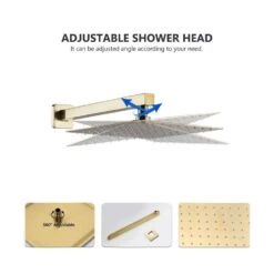 2-Handle Claw Foot Tub Faucet With Hand Shower In Brushed Gold -FURITURE SALE SHOP brushed gold tahanbath claw foot tub faucets z w121951938 4f 1000