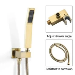 2-Handle Claw Foot Tub Faucet With Hand Shower In Brushed Gold -FURITURE SALE SHOP brushed gold tahanbath claw foot tub faucets z w121951938 fa 1000