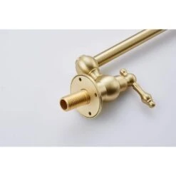 Wall Mount Folding Kitchen Pot Filler Faucet In Brushed Gold 12 Wall Mount Folding Kitchen Pot Filler Faucet In Brushed Gold -FURITURE SALE SHOP brushed gold tahanbath pot fillers y w2287 p153400 44 1000
