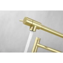 Deck Mount Pot Filler Faucet With Extension Shank In Brushed Gold -FURITURE SALE SHOP brushed gold tahanbath pot fillers y w2287 p153978 31 1000