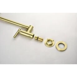Wall Mount Pot Filler Faucet In Brushed Gold -FURITURE SALE SHOP brushed gold tahanbath pot fillers y w92850216 1f 1000
