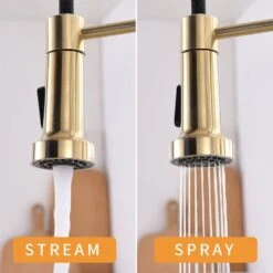 Touchless Kitchen Faucet, Hands Free Automatic Smart Kitchen Faucet Brushed Nickel Gold Smart Kitchen Faucet 12 Touchless Kitchen Faucet, Hands Free Automatic Smart Kitchen Faucet Brushed Nickel Gold Smart Kitchen Faucet -FURITURE SALE SHOP brushed gold tahanbath pull down kitchen faucets z w1932p156241 fa 1000