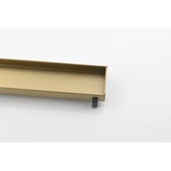 12 In. Linear Shower Drain, Included Hair Strainer And Leveling Feet In Brushed Gold 9 12 In. Linear Shower Drain, Included Hair Strainer And Leveling Feet In Brushed Gold -FURITURE SALE SHOP brushed gold tahanbath sink strainers y w2287 p151508 4f 1000