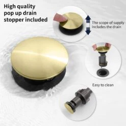 8 In. Widespread Bathroom Sink Faucet Lavatory Faucet 3 Hole 360-Degree Swivel Spout In Brushed Gold -FURITURE SALE SHOP brushed gold widespread bathroom faucets x dr 3007b na 44 1000