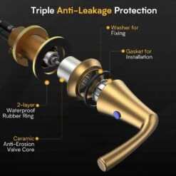 8 In. Widespread Double Handle Bathroom Faucet With Lift-Rod Drain Lavatory Bathroom Vanity Sink Faucet In Brushed Gold 14 8 In. Widespread Double Handle Bathroom Faucet With Lift-Rod Drain Lavatory Bathroom Vanity Sink Faucet In Brushed Gold -FURITURE SALE SHOP brushed gold widespread bathroom faucets x dr ws au043000lk 76 1000