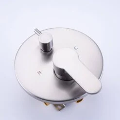 Single Handle 3-Spray High Pressure Tub And Shower Faucet Combo With Tub Spout In Brushed Nickel (Valve Included) -FURITURE SALE SHOP brushed nickel bathtub shower faucet combos w1194 d96203bn zq 44 1000