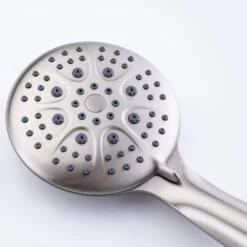 Modern 5-Spray Patterns With 2.5 GPM 4.68 In. Wall Mount Dual Shower Heads With 71 In. Shower Hose In Brushed Nickel -FURITURE SALE SHOP brushed nickel dual shower heads pzz rx96106bn zq 44 1000