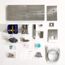 1-Spray Pattern Shower System Stainless Steel 22 In Fixed Shower Head With Hand Shower With Brushed Nickel 15 1-Spray Pattern Shower System Stainless Steel 22 In Fixed Shower Head With Hand Shower With Brushed Nickel -FURITURE SALE SHOP brushed nickel dual shower heads ybs 711gc ns q 31 1000