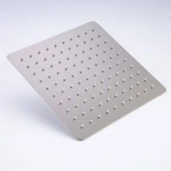 1-Spray Patterns With 2.5 GPM 10 In. Wall Mount Rain Fixed Shower Head In Brushed Nickel (Valve Included) 15 1-Spray Patterns With 2.5 GPM 10 In. Wall Mount Rain Fixed Shower Head In Brushed Nickel (Valve Included) -FURITURE SALE SHOP brushed nickel fixed shower heads pzz 93101 bn zq 4f 1000