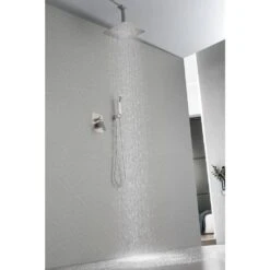 1-Spray Patterns With 2.5 GPM 10 In. Ceiling Mount Rain Fixed Shower Head In Brushed Nickel 12 1-Spray Patterns With 2.5 GPM 10 In. Ceiling Mount Rain Fixed Shower Head In Brushed Nickel -FURITURE SALE SHOP brushed nickel fixed shower heads z w92867795 44 1000